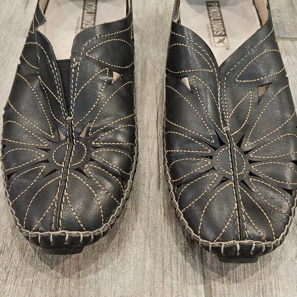 Pikolinos Jerez Leather Slip-On Loafers Women’s 37 US 6.5–7 Minimalist Artisanal - Picture 2 of 10